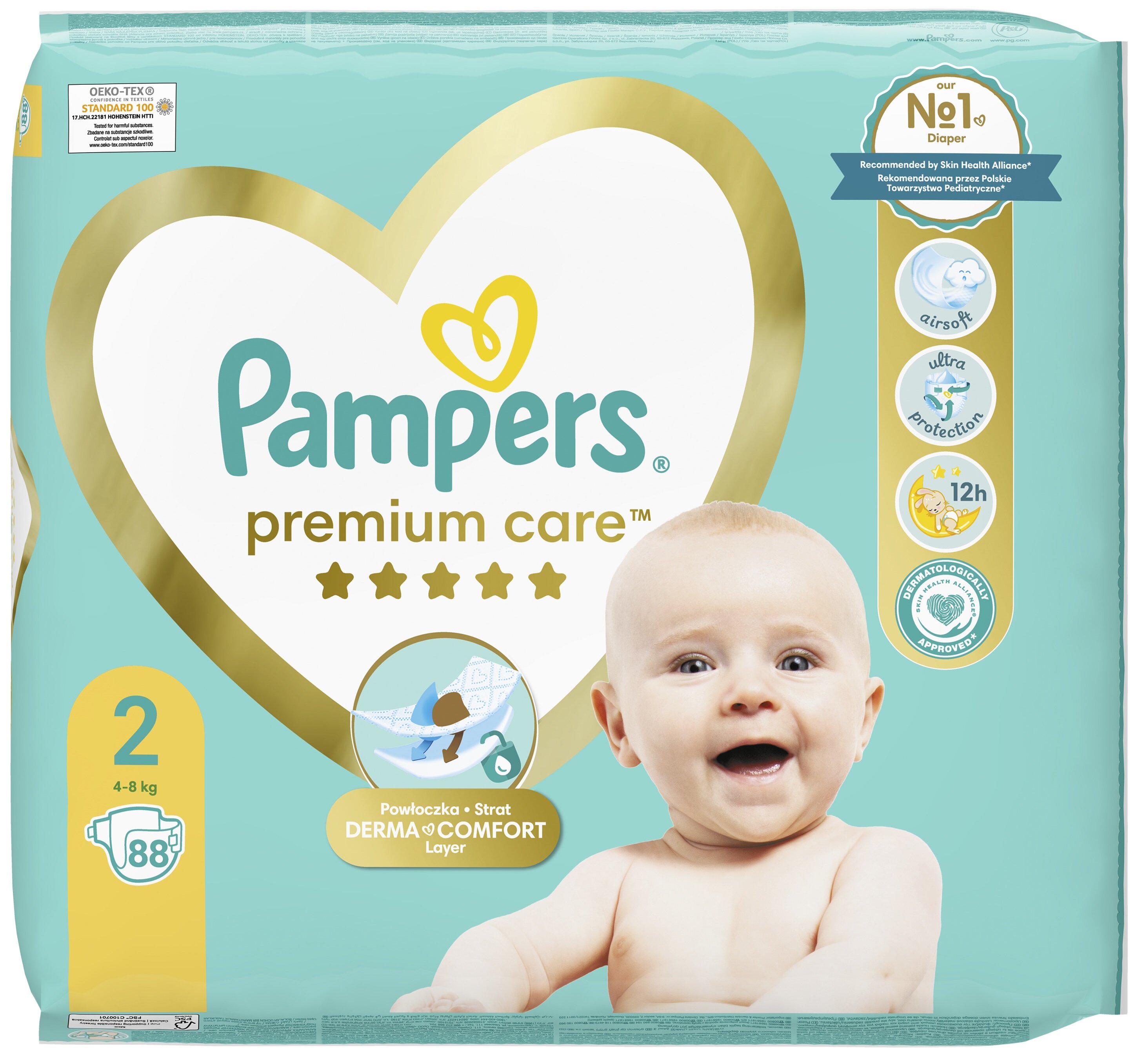 pampersy pampers 88 sztuk 1 cena