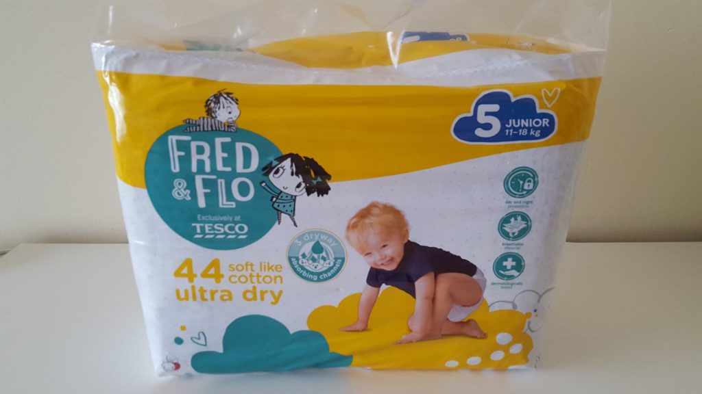 nowe pieluchy tesco fred&flo