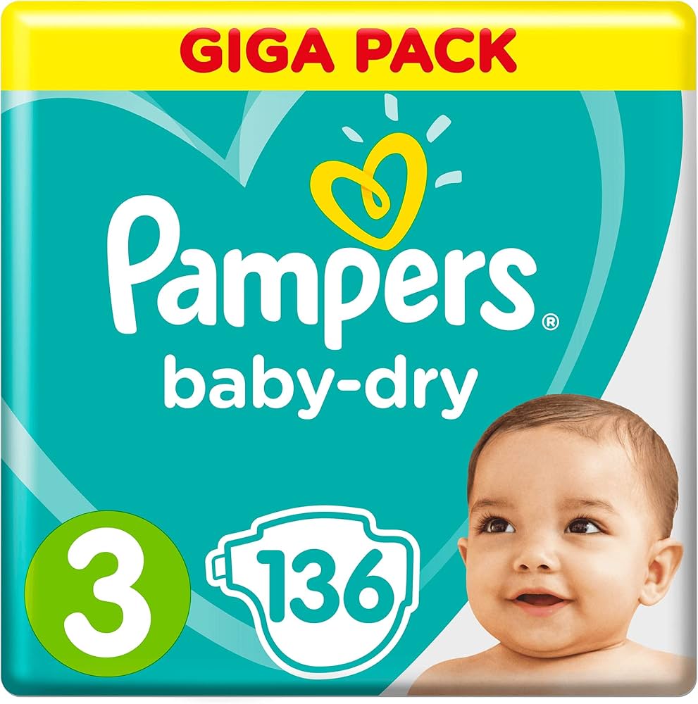 pampers baby dry midi 74 sztuk