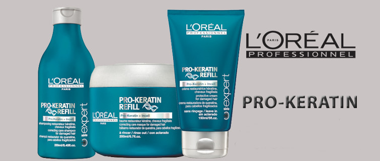 loreal pro keratin refill szampon odżywczo odbudowujący