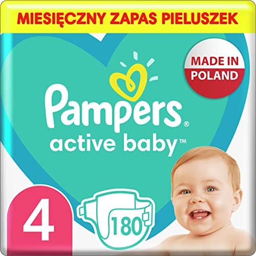 do jakiego miesiaca dziecko nosi pampers 4