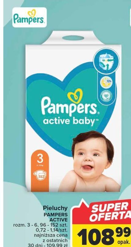 super promocja pampers 3