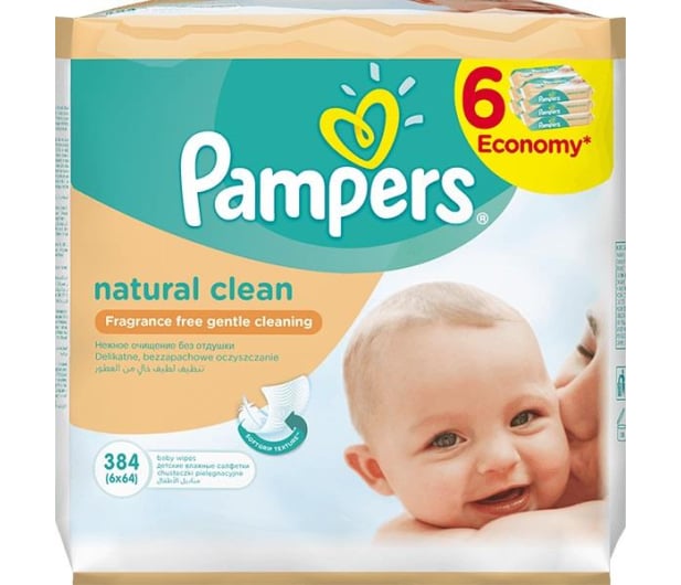 pampers natural clean chusteczki