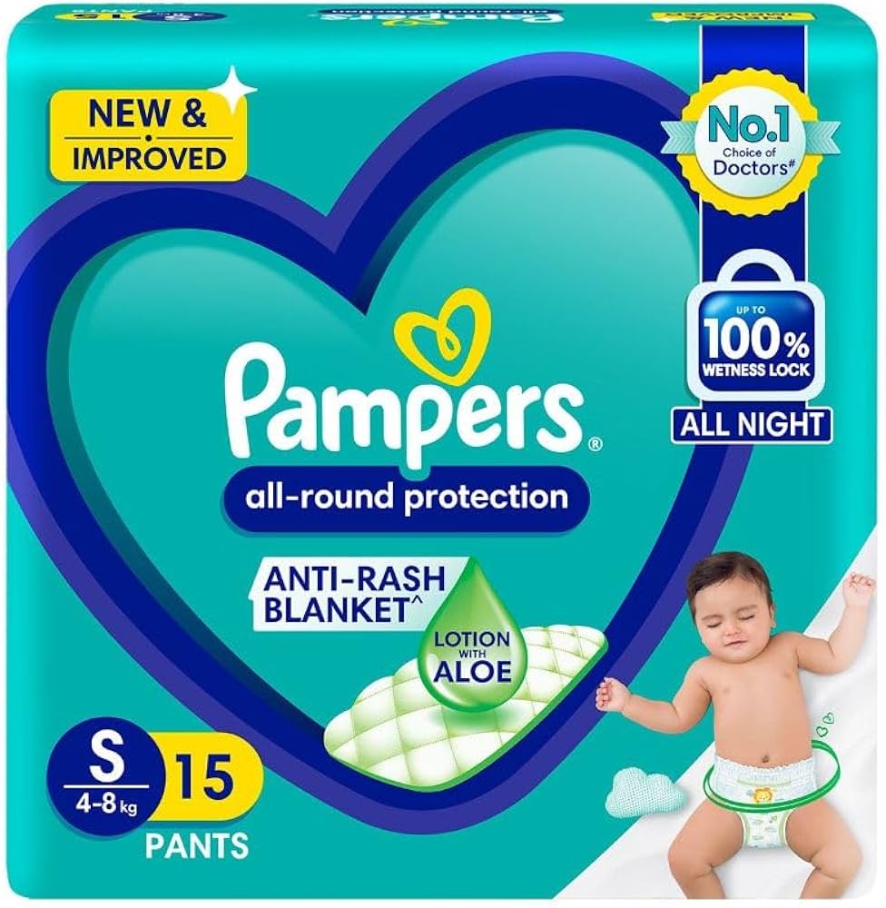 pampers teal colour