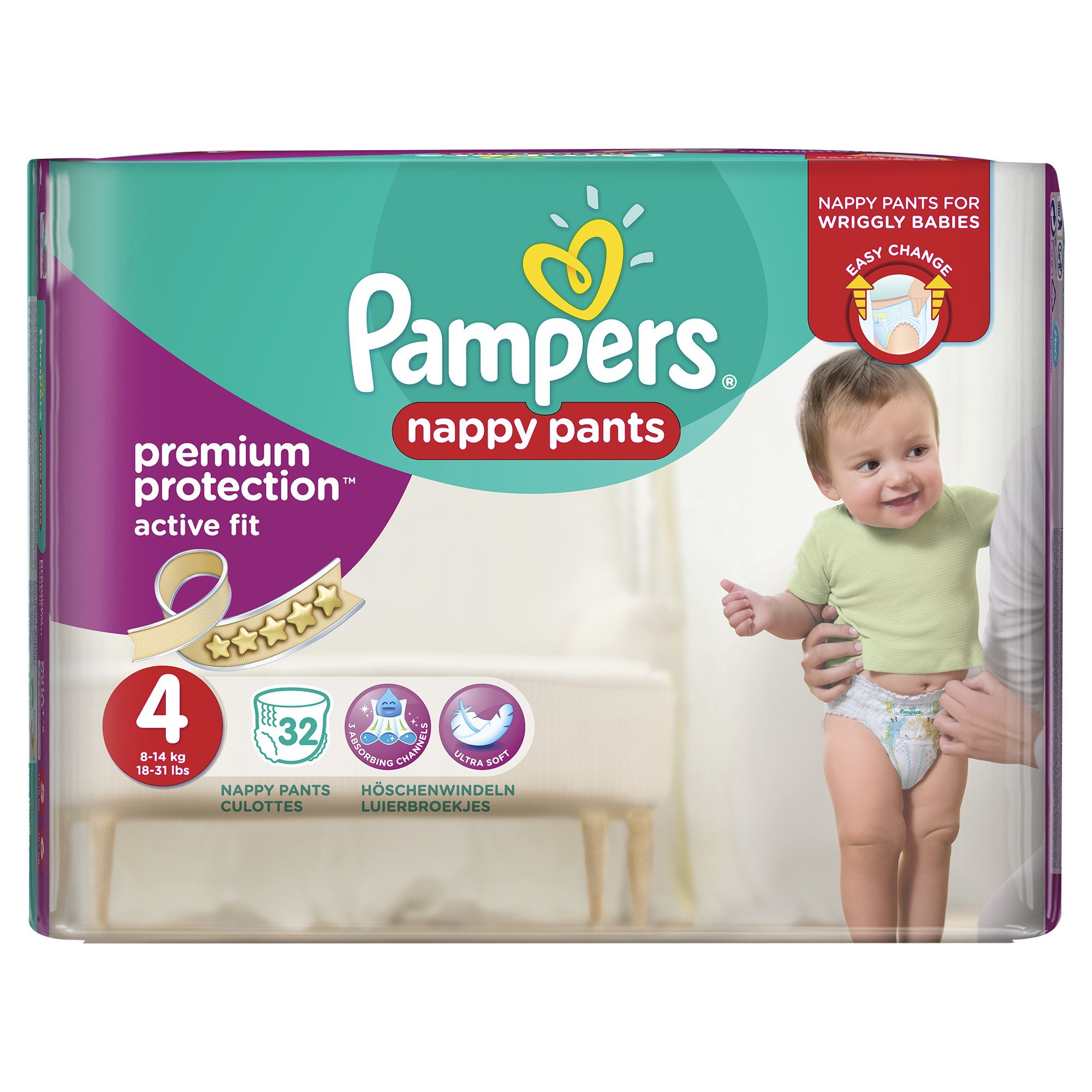 pampers premium active fit 4