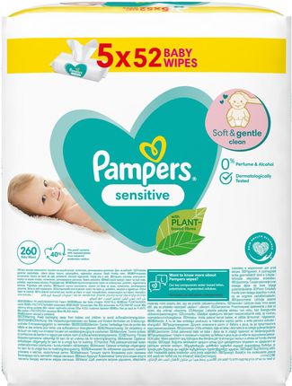 chusteczki pampers sensitive od 1 dnia zycia