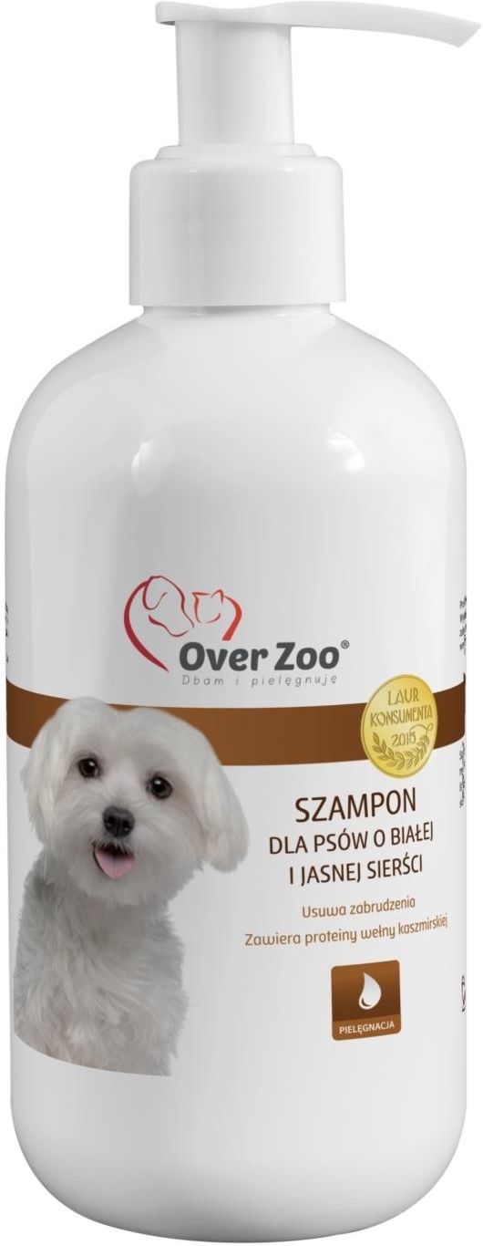 szampon dla psow o bialej siersci over zoo