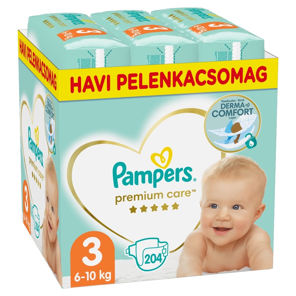 pampers 3 premium care 204