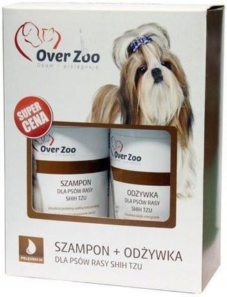dwupak shih tzu szampon 250 ml odzywka 250ml over zoo