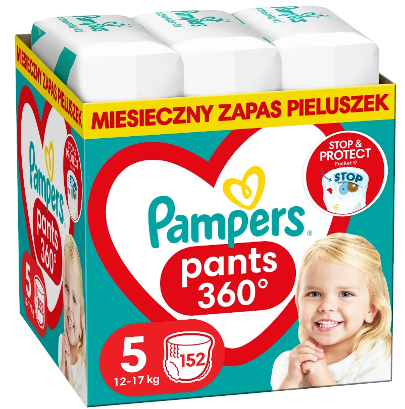 duze dzieci pampers