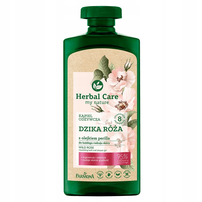 herbal care dzika róża szampon