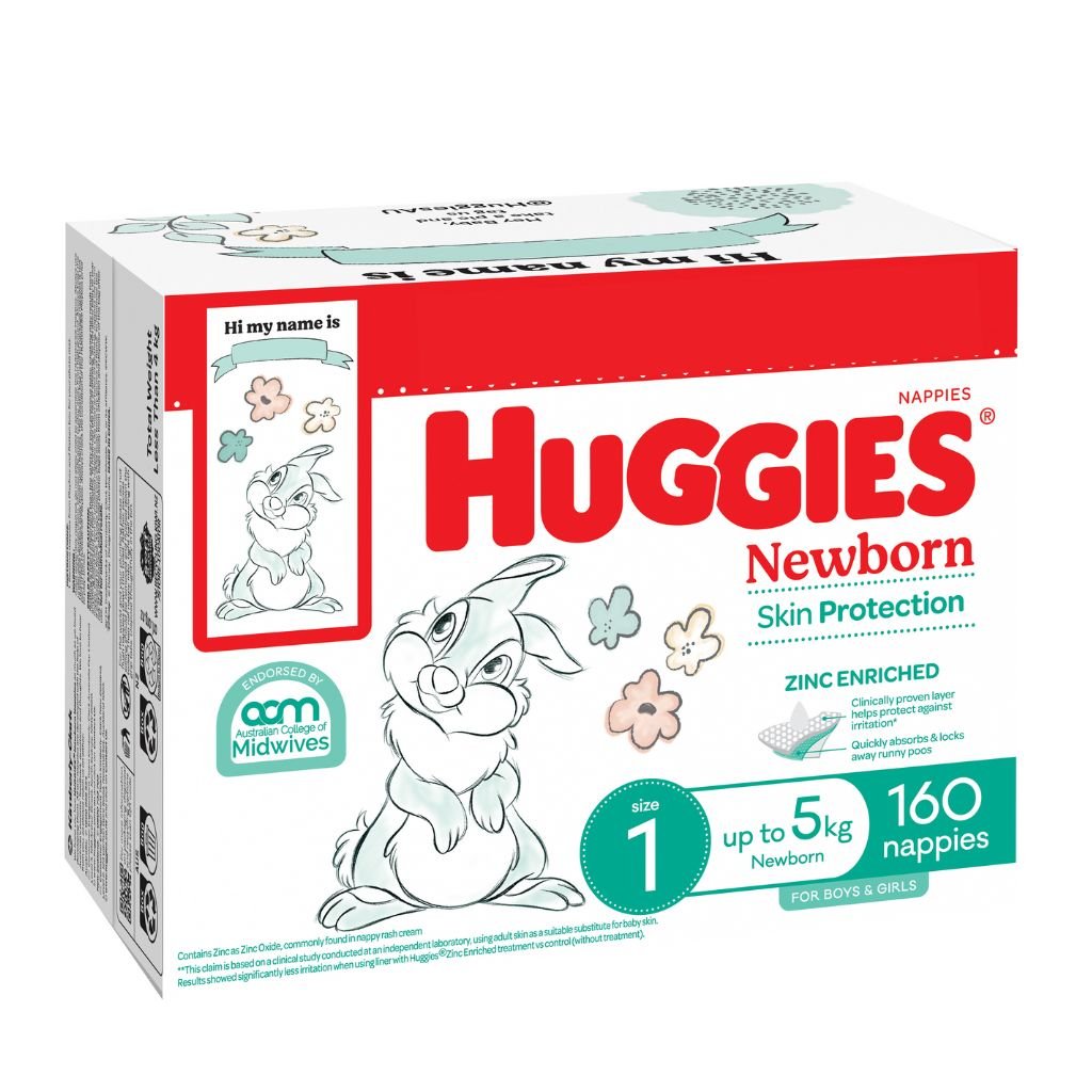 huggies newborn 1 mega paczka