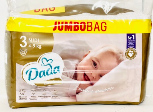 dada pieluchy extra care 4-9kg