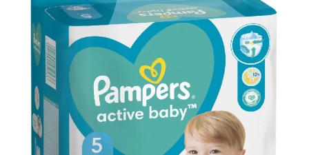 pampers avtive baby4 90szt