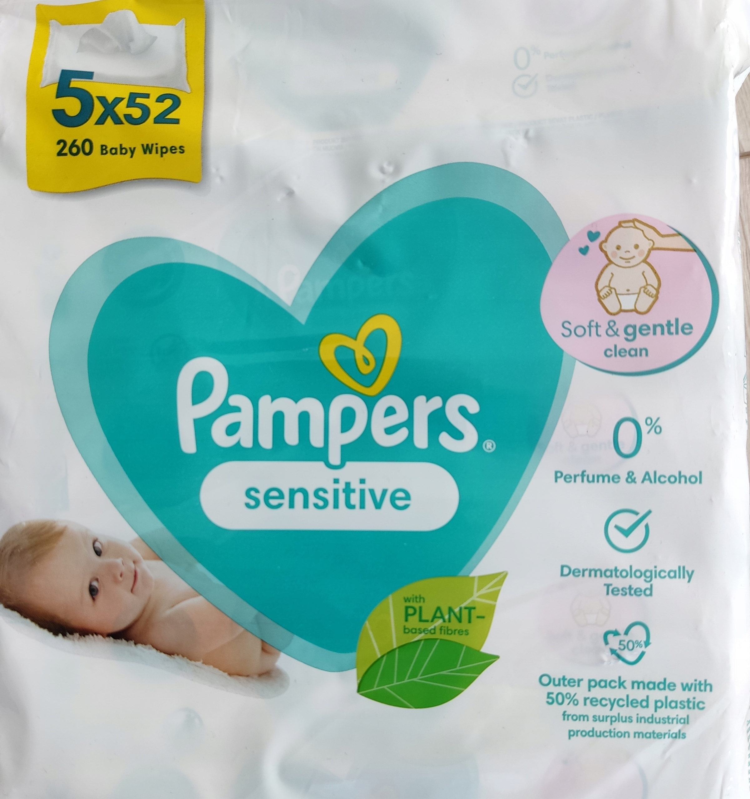 husteczki nawilzajace pampers 260 sztuk