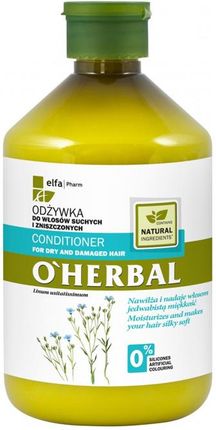 oherbal lniana odżywka do włosów