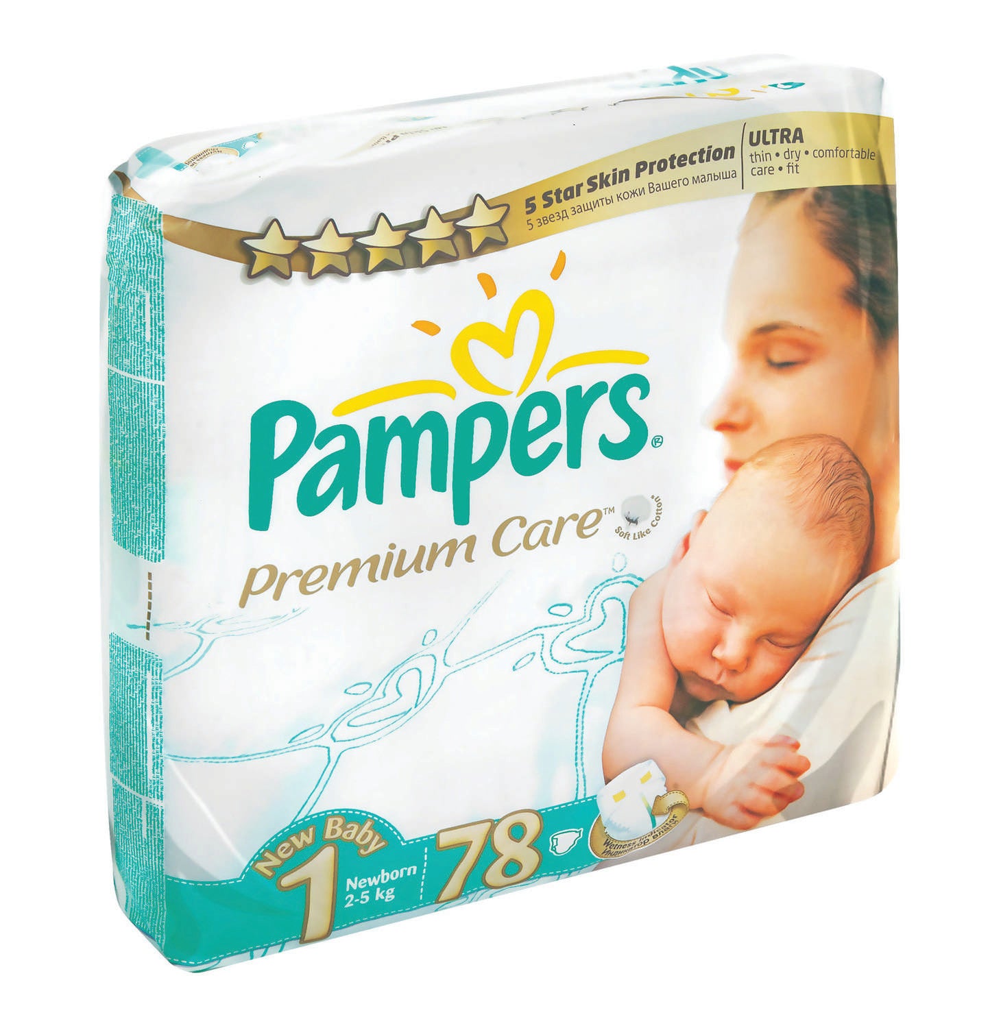 pampers premium 1 78