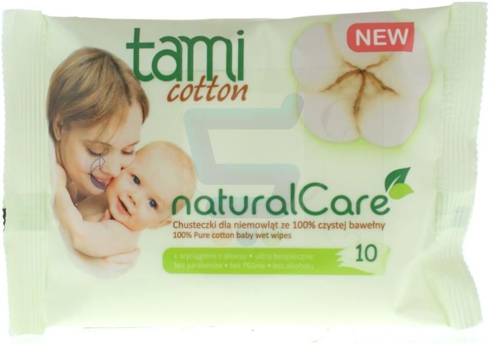 chusteczki nawilżane tami cotton natural care