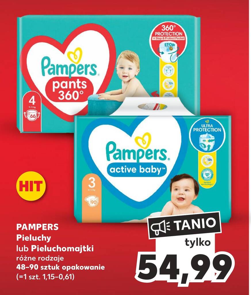 pieluchomajtki kaufland promocja