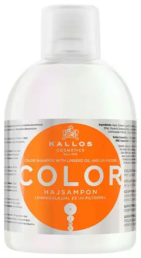kallos argan szampon do włosów farbowanych
