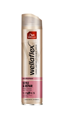 wellaflex lakier do włosów stylizacja i odnowa 250ml