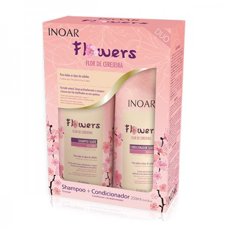 inoar flowers duo pack szampon odżywka do codziennej pielęgnacji