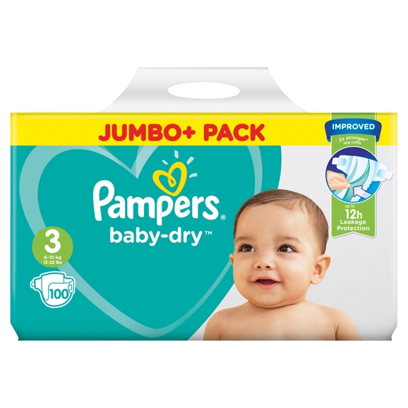 pampers baby dry jumbo pack size 3