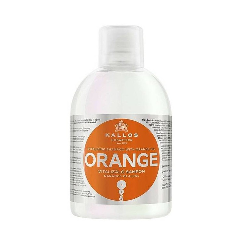 szampon do włosów pomarańczowy