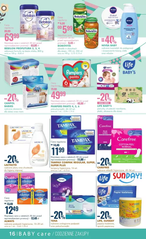 czy produkty pampers mają różny skład w zależności od sklepu