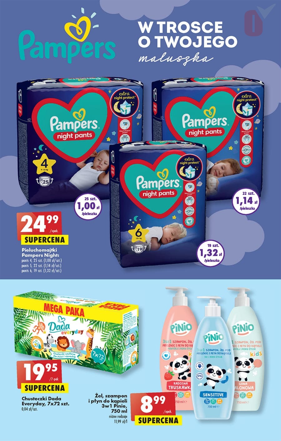 pampers box biedronka