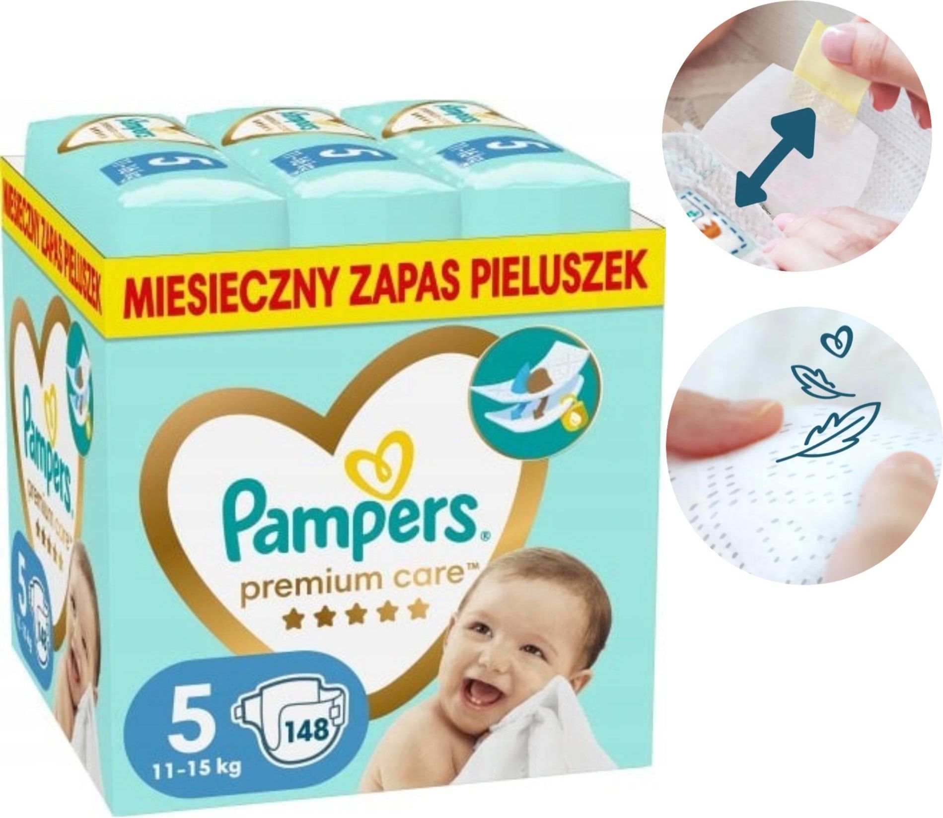 pampers premium care 4 174szt ceneo