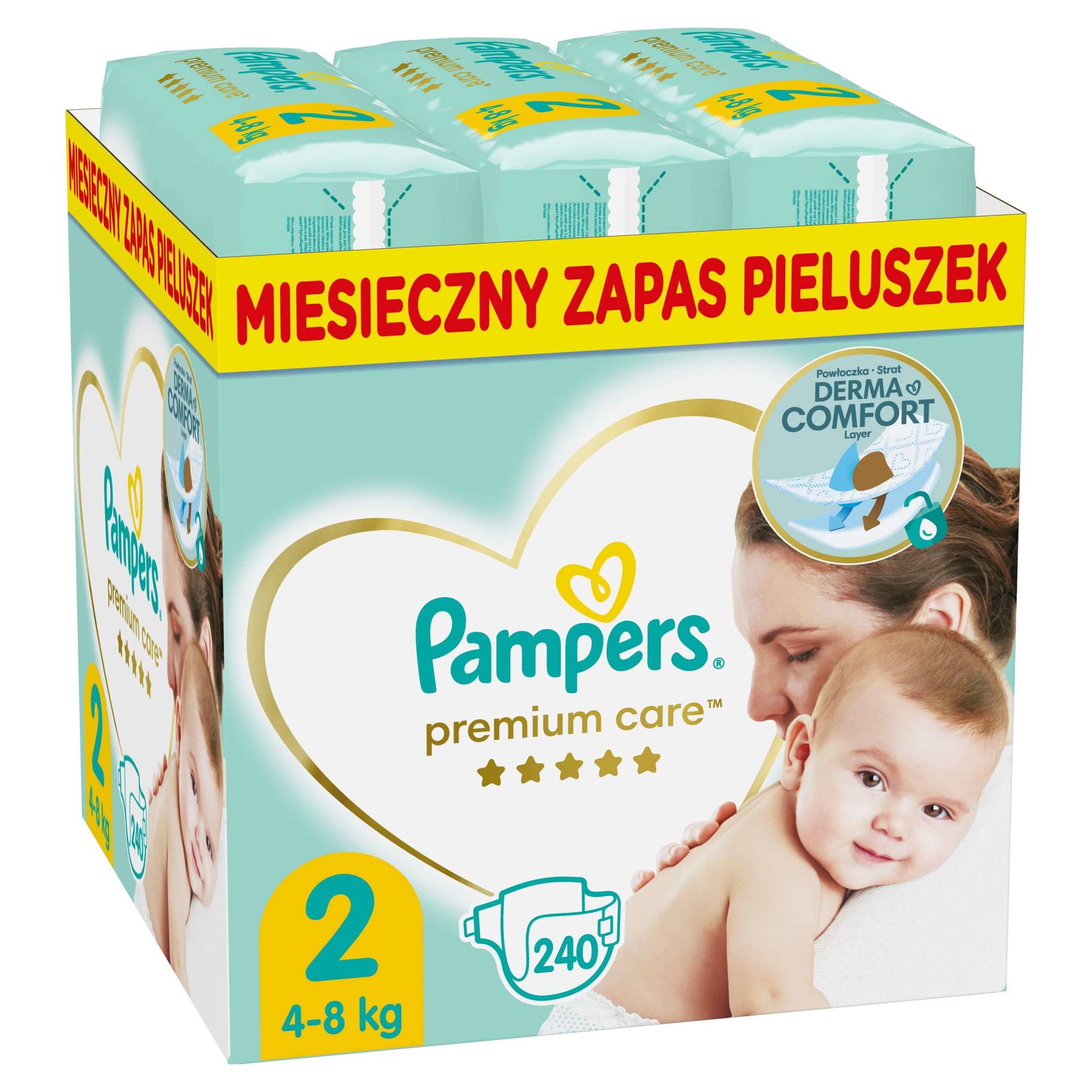 pieluszki pamper premium care przyklejaja sie