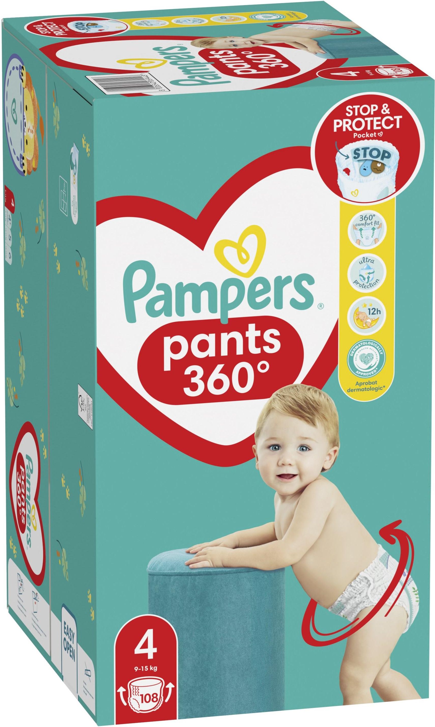 pampers pants mega box pieluchomajtki rozmiar 4