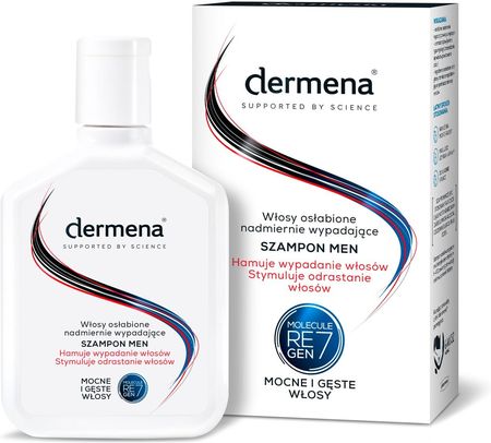 dermena szampon do włosów osłabionych nadmiernie wypadających z molekułą regen7