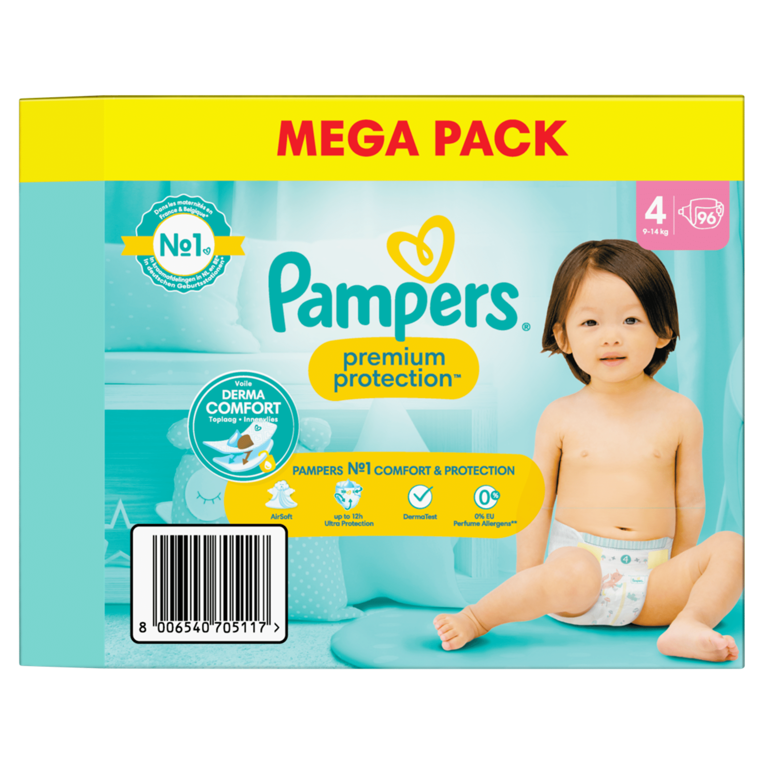 pampers mega pack 4