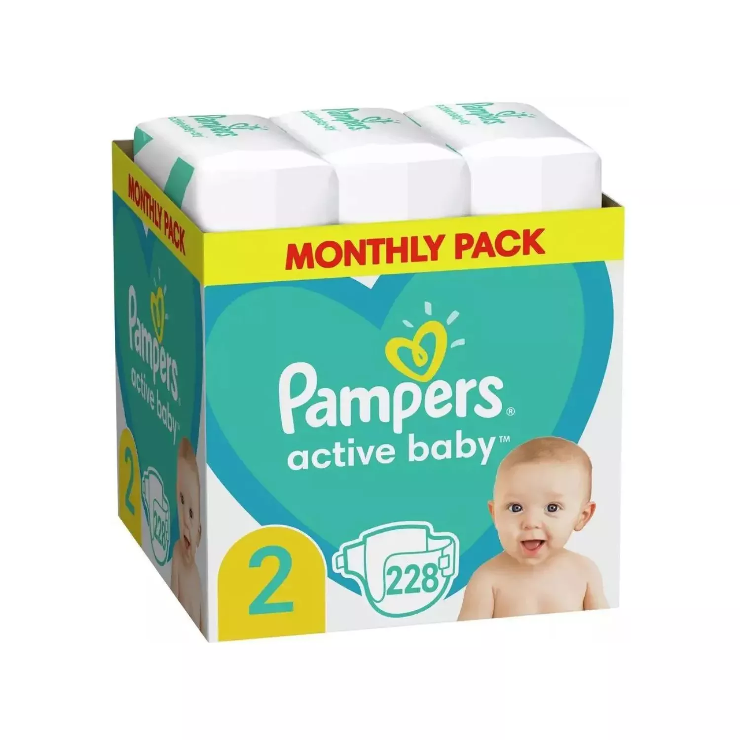 pampers 228 sztuk