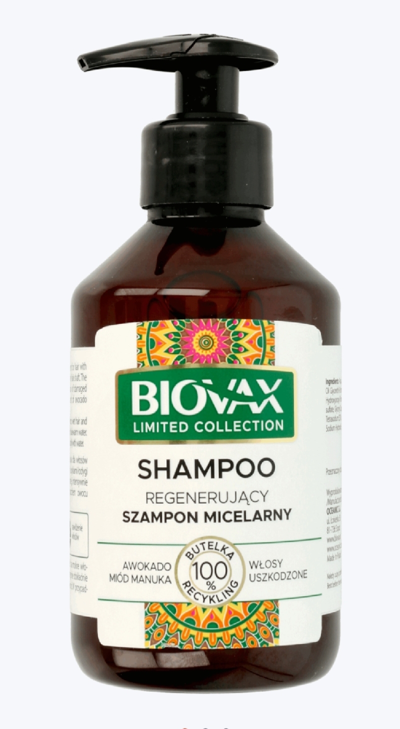 biovax szampon micelarny wzmacniający