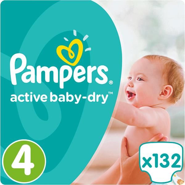 pampers active dry 4 74szt