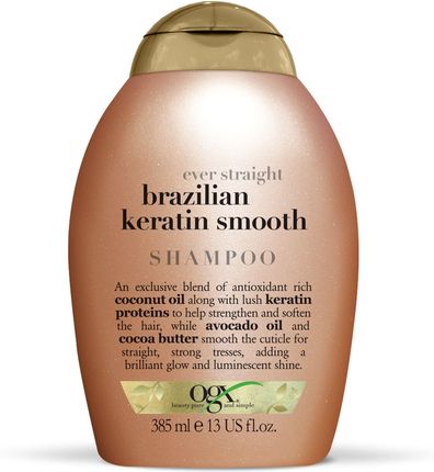 szampon wygładzający z brazylijską keratyną 385ml