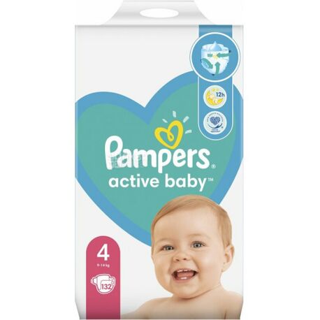 pampers avtive baby 4