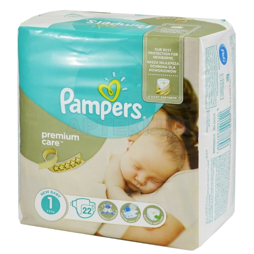 pampers premium care 1 22 sztuki