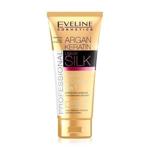 eveline argan keratin liquid silk odżywka do włosów 8w1