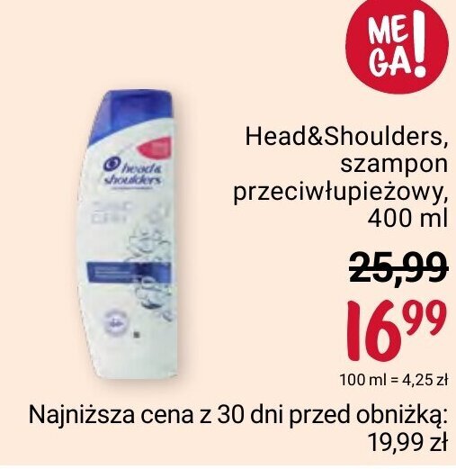 szampon head&shoulders cena rossmann