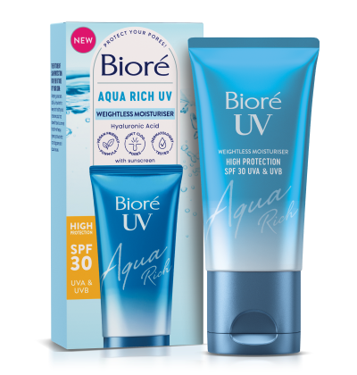 Biore UV SPF 30+ łagodne mleczko pielęgnacyjne do twarzy i ciała 120ml