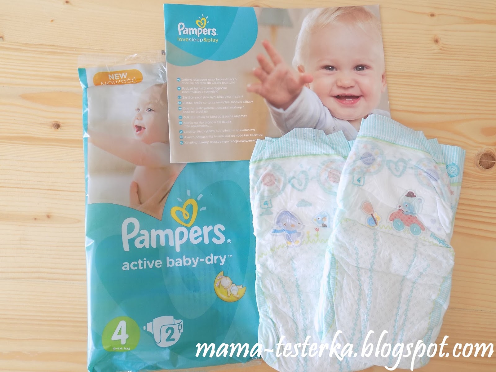 pampers próbki