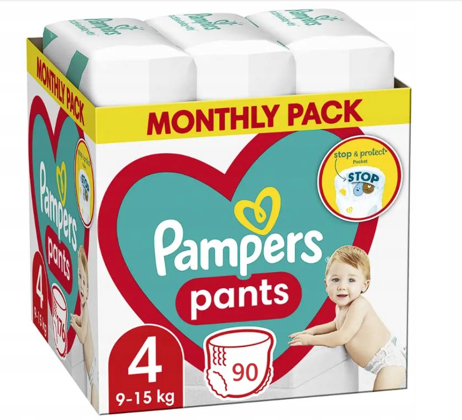 pampers pants 4 zapas miesieczny