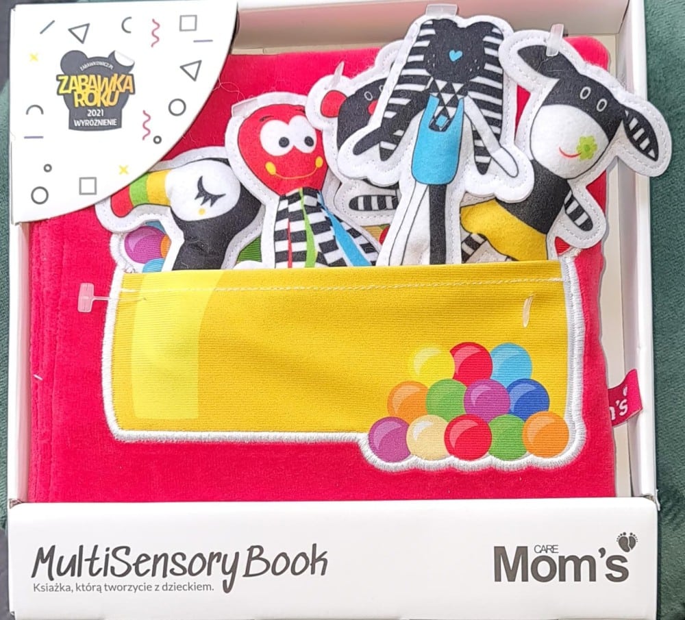 Moms Care multisensory book