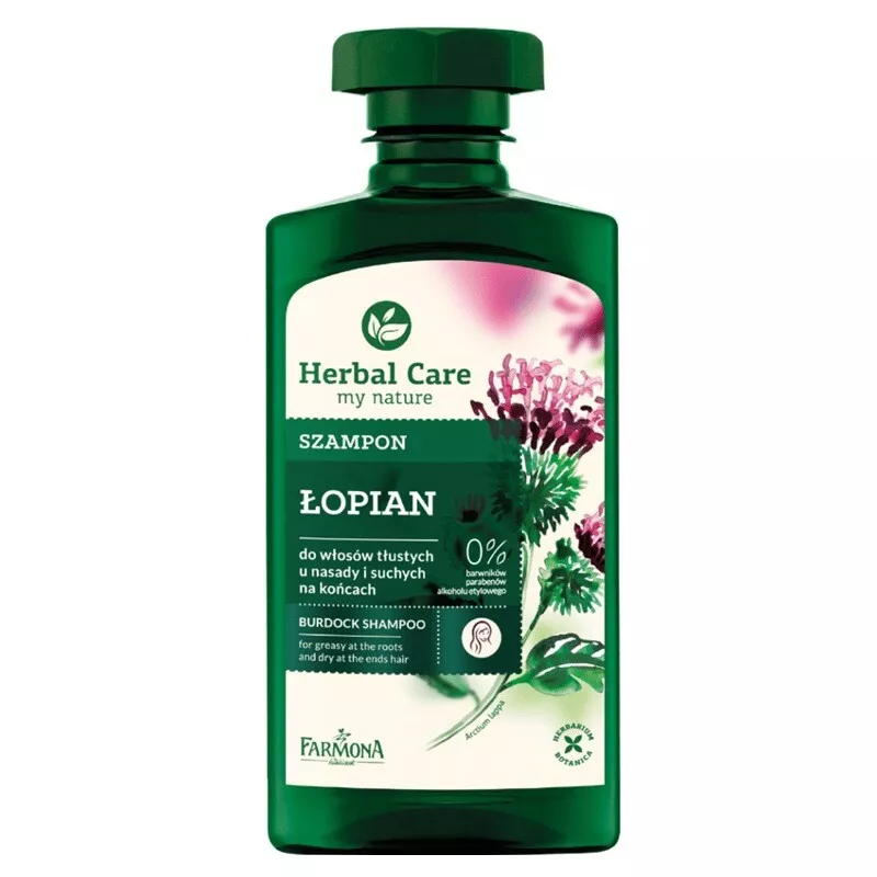 herbal care szampon łopian