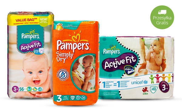 pampers 1 rodzaje