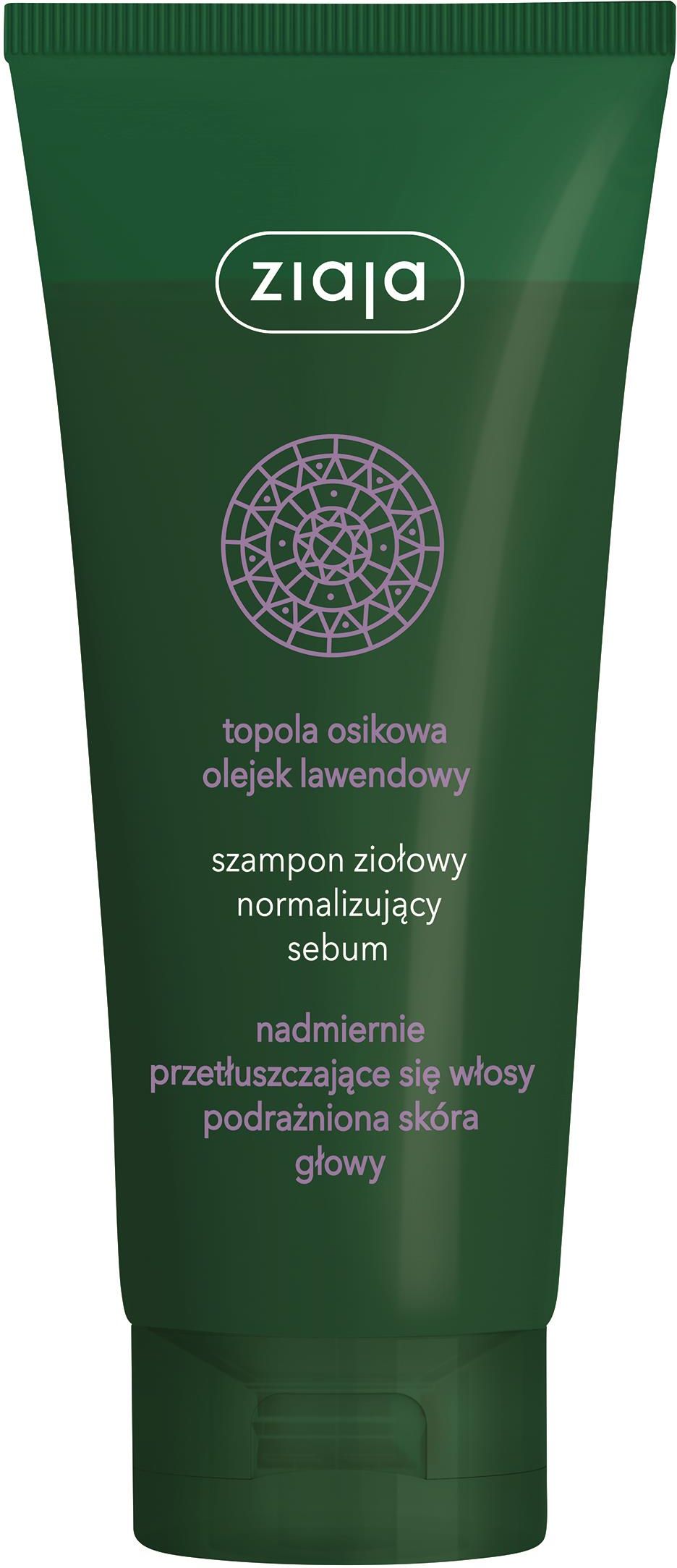 ziaja szampon ziolowy normaizujacy sebum